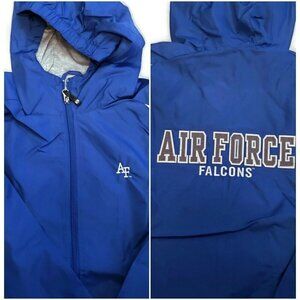 NCAA Air Force Falcons Youth Size XL Unisex Collision Windbreaker Jacket Royal
